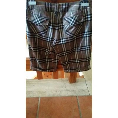 Pre-owned Burberry Wool Shorts