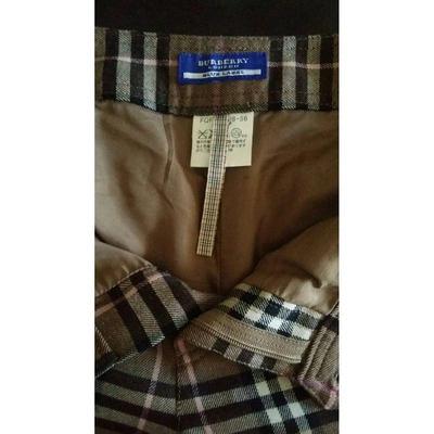Pre-owned Burberry Wool Shorts