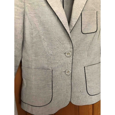 Pre-owned Joseph Grey Cotton Jacket