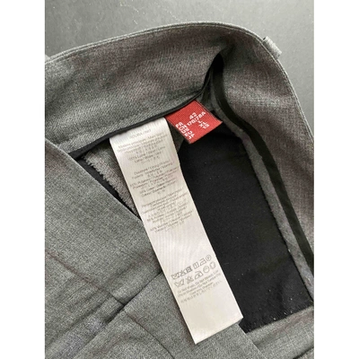 Pre-owned Comptoir Des Cotonniers Grey Cotton Trousers