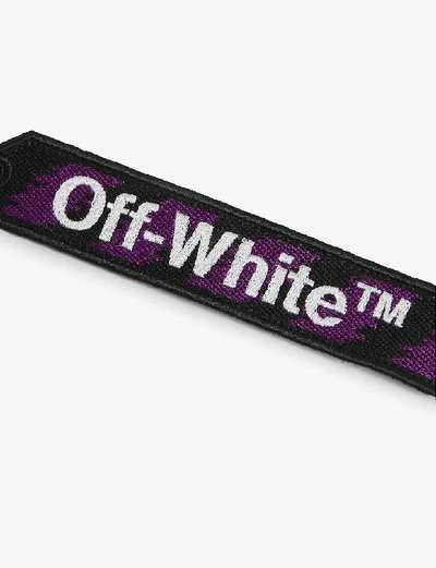 Shop Off-white Logo Macramé Bracelet