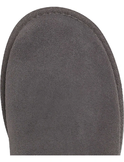Ugg Grey Suede Ankle Boots In Gray