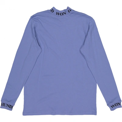 Pre-owned Won Hundred Blue Cotton Top
