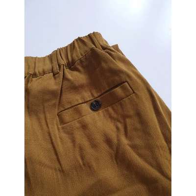 Pre-owned American Vintage Camel Trousers