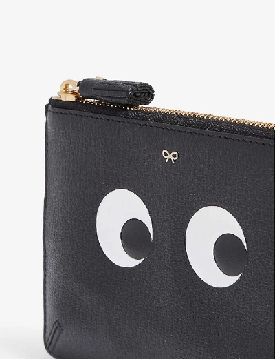 Shop Anya Hindmarch Eye Small Leather Pouch In Black
