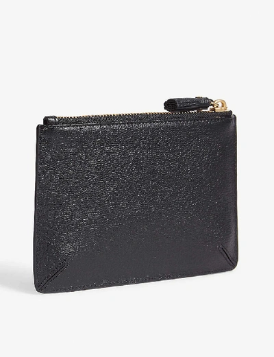 Shop Anya Hindmarch Eye Small Leather Pouch In Black