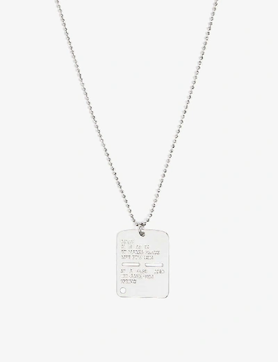 Shop Alyx Brass Military Tag Necklace