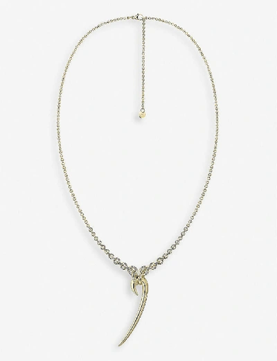 Shaun Leane Drop Hook Yellow Gold-plated Vermeil Sterling Silver Necklace In Yellow Gold Vermeil