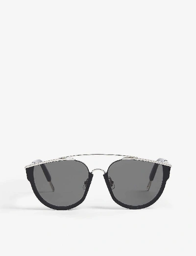 Shop Gentle Monster Loe.s Pilot-frame Sunglasses In Black