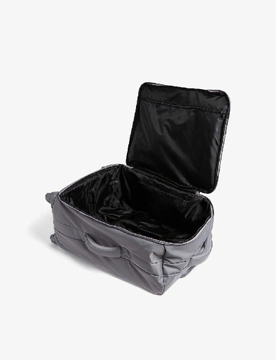 Shop Lipault Originale Plume Four-wheel Cabin Suitcase 65cm In Pearl Grey