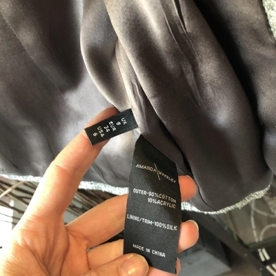 Pre-owned Amanda Wakeley Short Vest In Grey