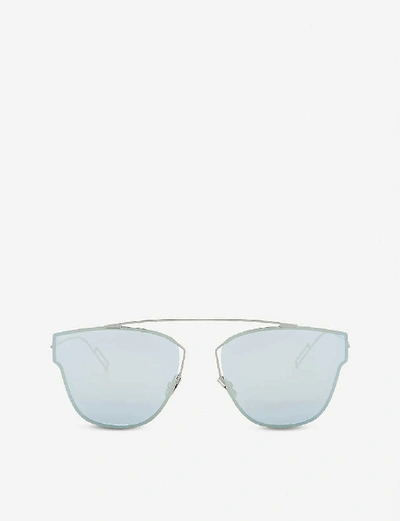 Shop Dior 204 Round Sunglasses