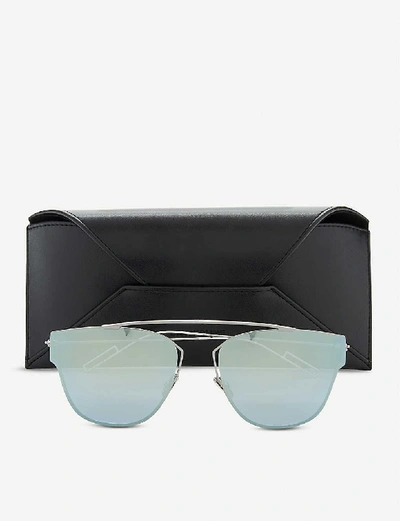 Shop Dior 204 Round Sunglasses