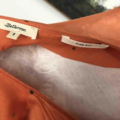 Pre-owned Bellerose Silk Blouse In Orange