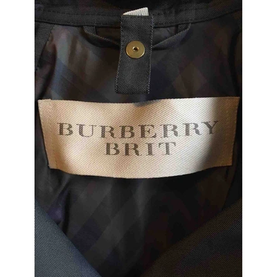 Pre-owned Burberry Green Fur Coat