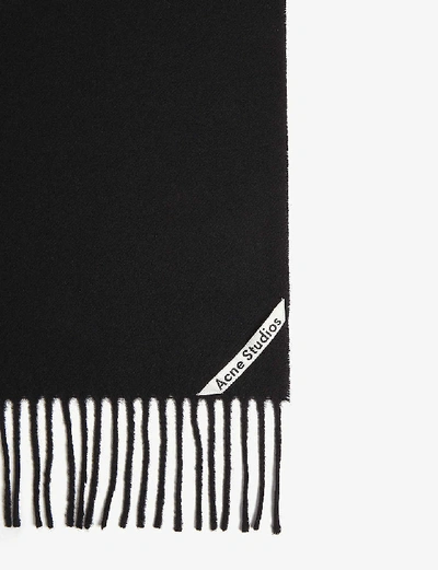 Shop Acne Studios Canada New Scarf In Black