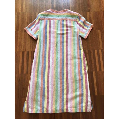 Pre-owned Jcrew Multicolour Linen Dress