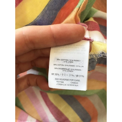 Pre-owned Jcrew Multicolour Linen Dress