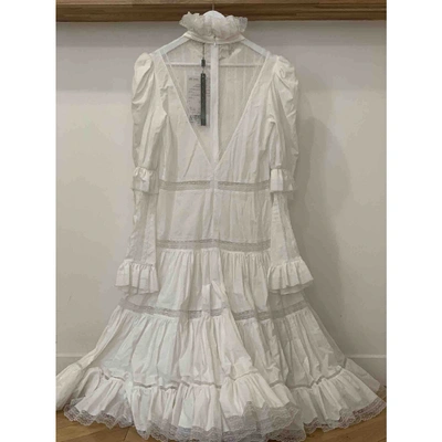 Pre-owned Natasha Zinko White Cotton Dress