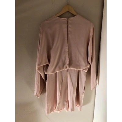 Pre-owned Valentino Pink Silk Jumpsuit