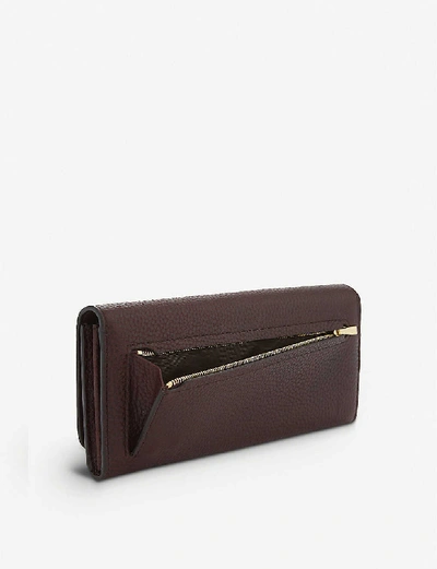 Shop Mulberry Grained-leather Continental Wallet In Nero