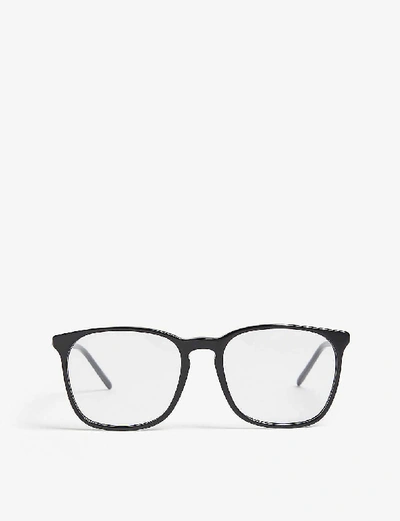 Shop Ray Ban Ray-ban Women's Black Rx5387 Square-frame Optical Glasses