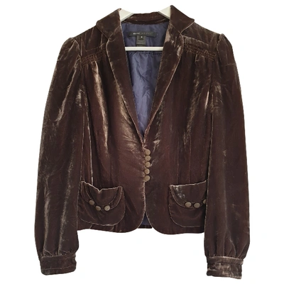 Pre-owned Marc Jacobs Velvet Jacket In Brown