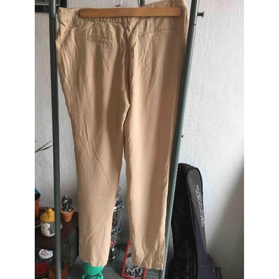 Pre-owned American Vintage Chino Pants In Beige