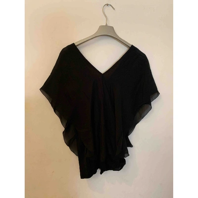 Pre-owned Tsumori Chisato Black Silk  Top