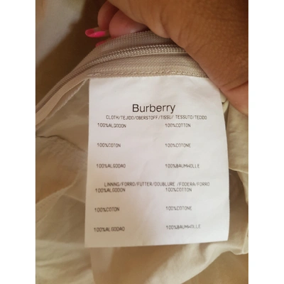 Pre-owned Burberry Mid-length Dress In Beige