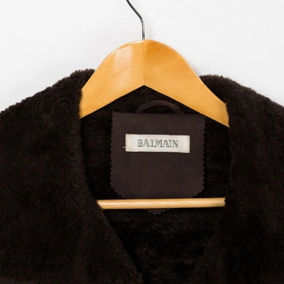 Pre-owned Pierre Balmain Coat In Brown
