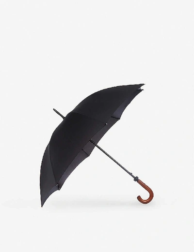 Fulton Womens Black Huntsman Extra-strength Umbrella In Black