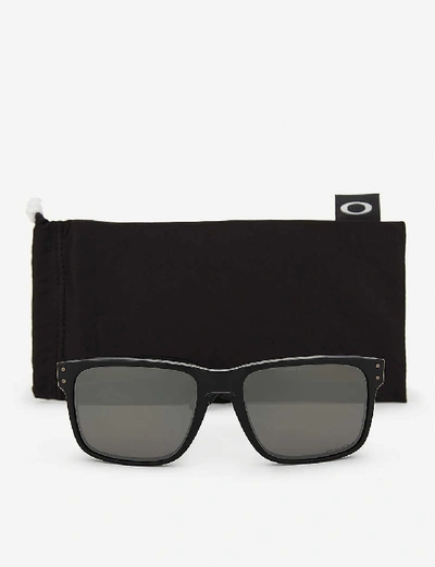 Oakley Oo9102 Holbrook Square-frame Sunglasses In Matte Black