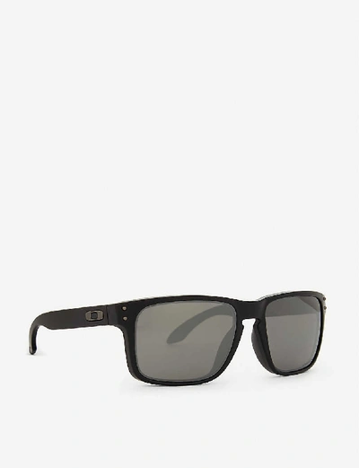 Oakley Oo9102 Holbrook Square-frame Sunglasses In Matte Black