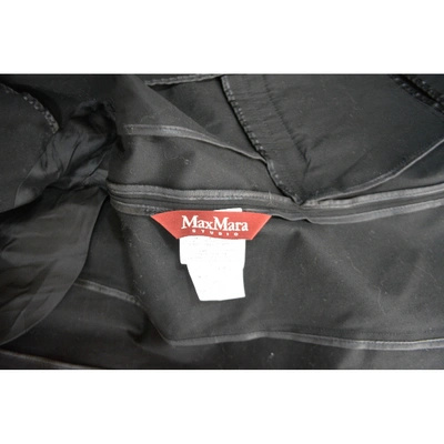 Pre-owned Max Mara Black Cotton Jacket