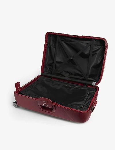 Shop Samsonite Magnum Four-wheel Suitcase 75cm In Rust Red