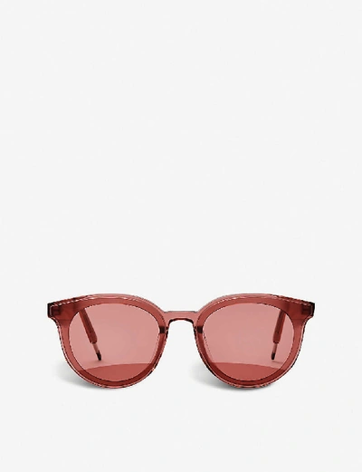 Shop Gentle Monster Seesaw Acetate Sunglasses In Red
