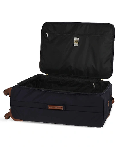 Shop Bric's Brics Ocean Blue X-travel Four-wheel Suitcase 77cm
