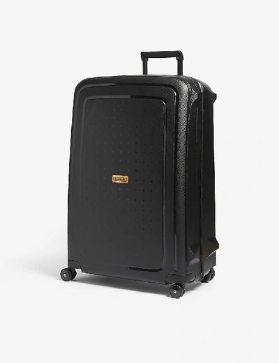 Shop Samsonite S'cure Eco Spinner Four-wheel Suitcase 75cm In Eco Black