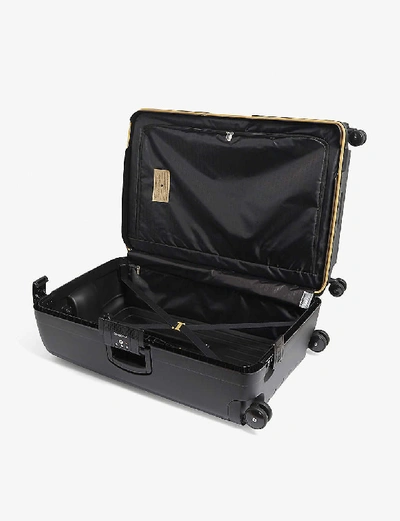 Shop Samsonite S'cure Eco Spinner Four-wheel Suitcase 75cm In Eco Black
