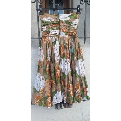 Pre-owned Antonio Marras Mid-length Dress In Beige