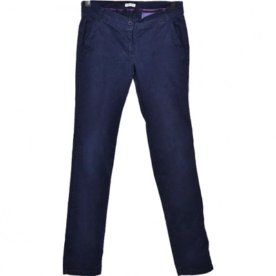 BALLANTYNE Pre-owned Straight Pants In Blue