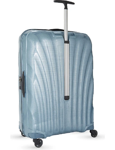 Shop Samsonite Cosmolite Four-wheel Suitcase 81cm In Ice Blue