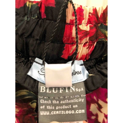 Pre-owned Blumarine Large Pants In Black