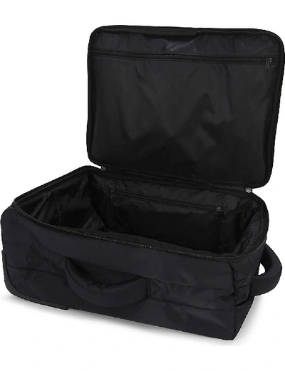 Shop Lipault 0% Pliable Two-wheel Cabin Suitcase 55cm In Black