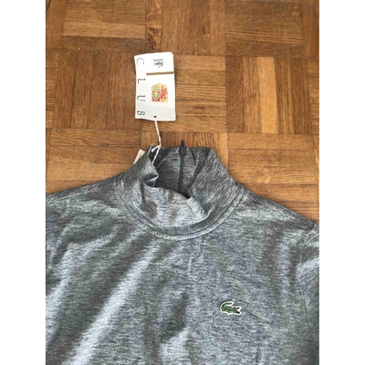 Pre-owned Lacoste Grey Viscose Top