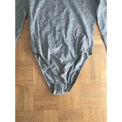 Pre-owned Lacoste Grey Viscose Top