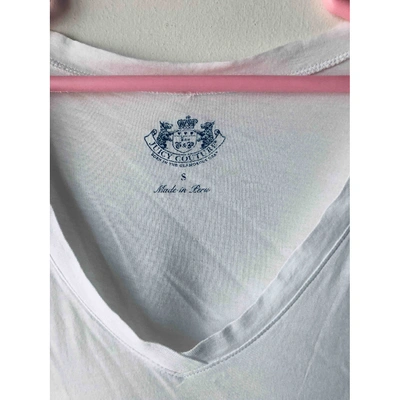 Pre-owned Juicy Couture White Cotton Top