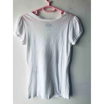 Pre-owned Juicy Couture White Cotton Top