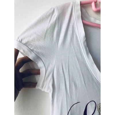 Pre-owned Juicy Couture White Cotton Top
